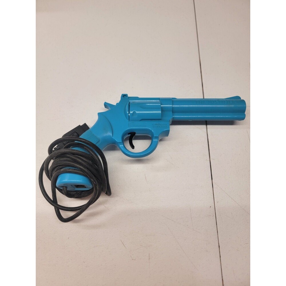 B6 The Justifier Blue Konami Light Gun Pistol for Sega Genesis